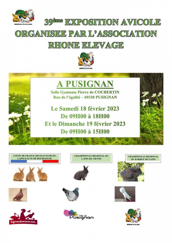 Affiche exposition pusignan 2024