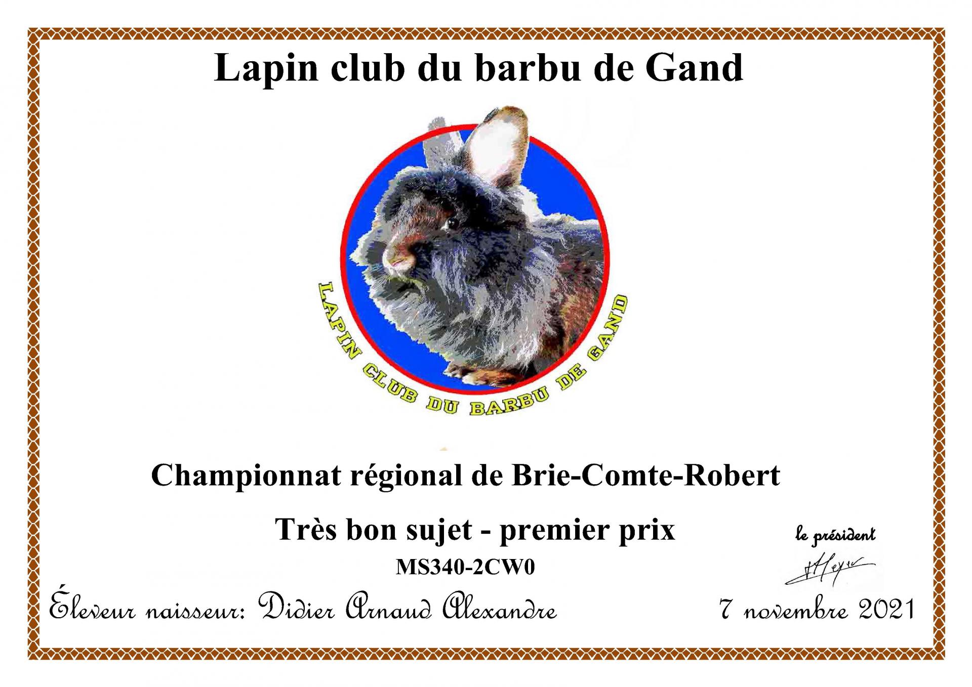Tres bon sujet premier prix didier arnaud alexandre