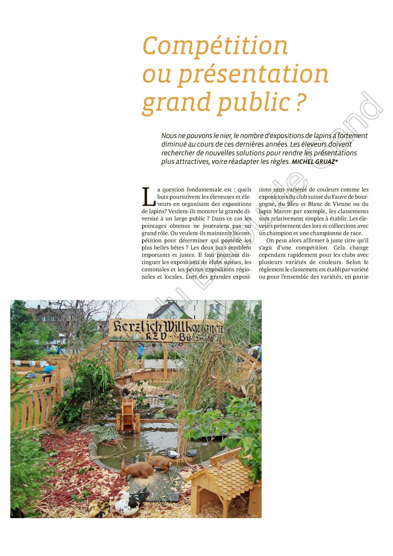 Competition ou presentation grand publique 1