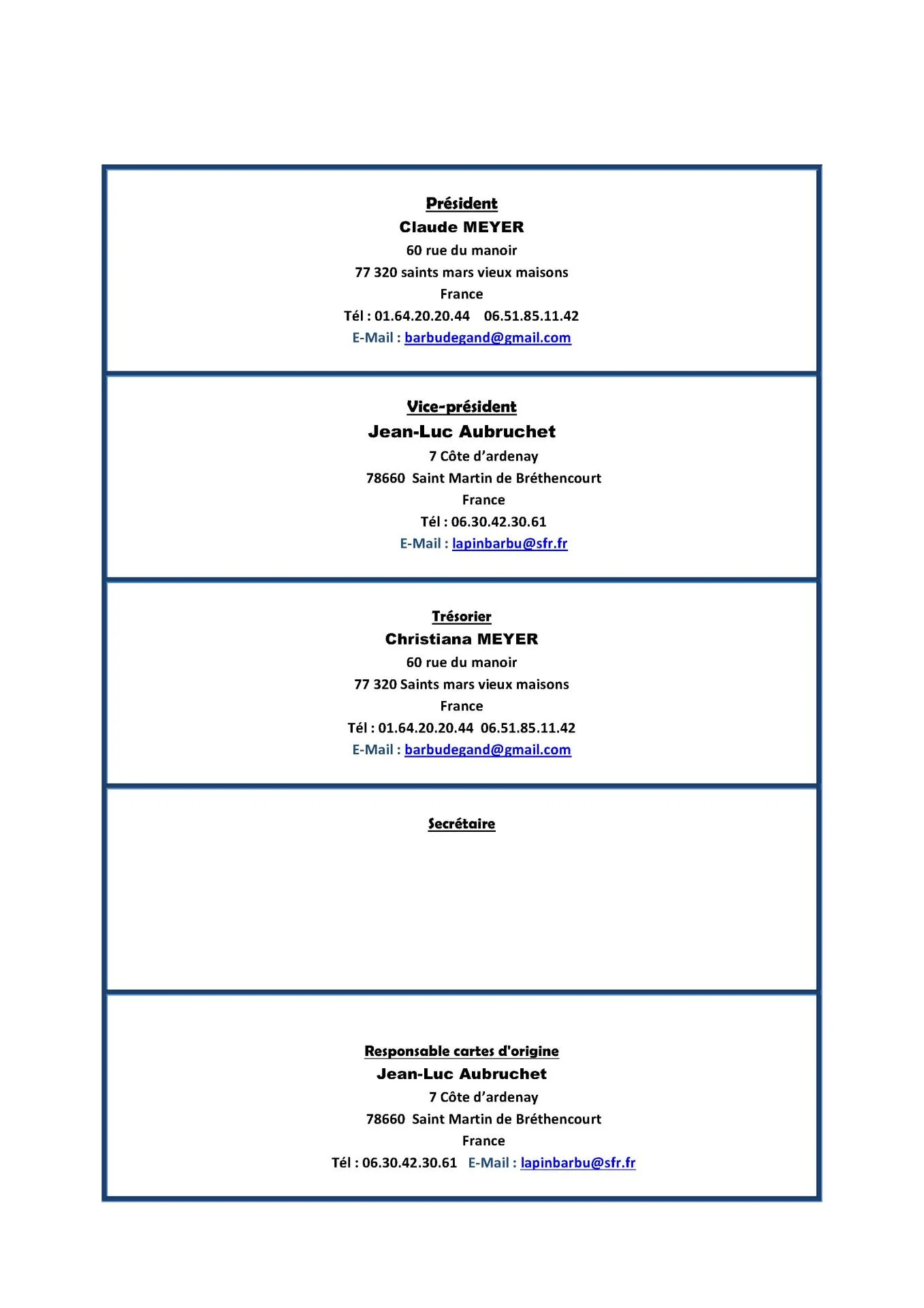 Conseil d administration 2023