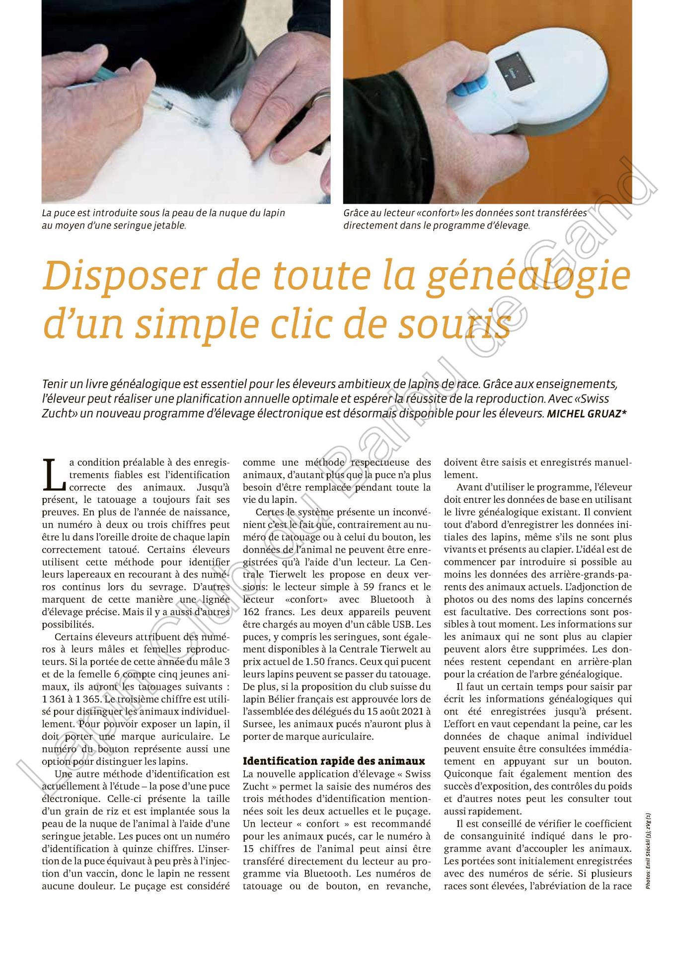 Disposer de toute la genealogie d un simple clic de souris 1